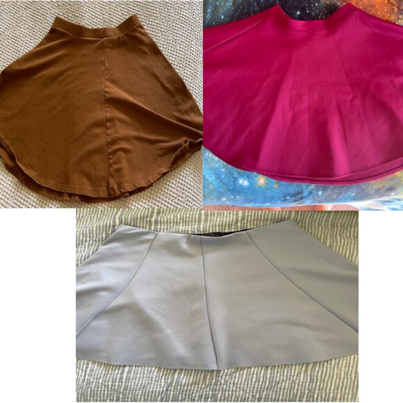 Bundle of Three Circle/Skater Skirts Size XS-S - Picture 2 of 16